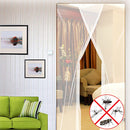 24x83 Inch 2pcs DIY Anti Mosquito Pest Window Curtain Net Mesh Door Sheer Curtain Protector