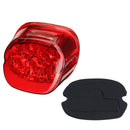 Motorcycle Rear Tail Brake Running Light Lamp For Harley Dyna Fat Boy Sportster Road King Red Cover