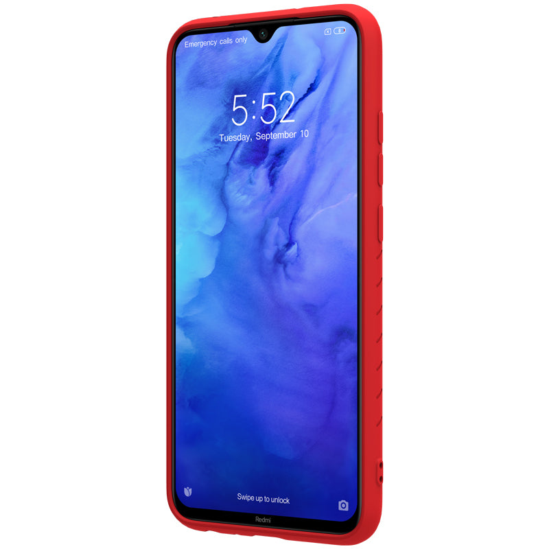 NILLKIN Smooth Shockproof Soft Rubber Wrapped Silicone Protective Case for Xiaomi Redmi Note 8