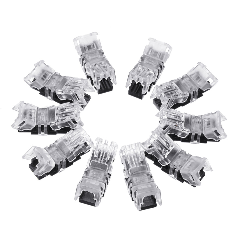 10PCS 2Pin 5MM Board to Board/Board to Wire Connector for IP20 Single Color LED Strip Light