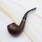Solid Wooden Classic Smoking Bent Pipes With Beautiful Carve Patterns Tobaccos Pipes