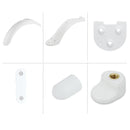 BIKIGHT Scooter Wheel Fender Set For Xiaomi M365/Pro Electric Scooter Front Rear Fenders Gasket Foot Support Gasket Cover