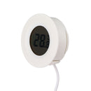Round Electronic LCD Digital Thermometer Temperature  Meter for Indoor Outdoor Temperature Instruments with External Probe