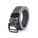 AWMN DB19 120cm Nylon Tactical Belt Punch Free Quick Release Buckle Adjustable Casual Canvas Belt