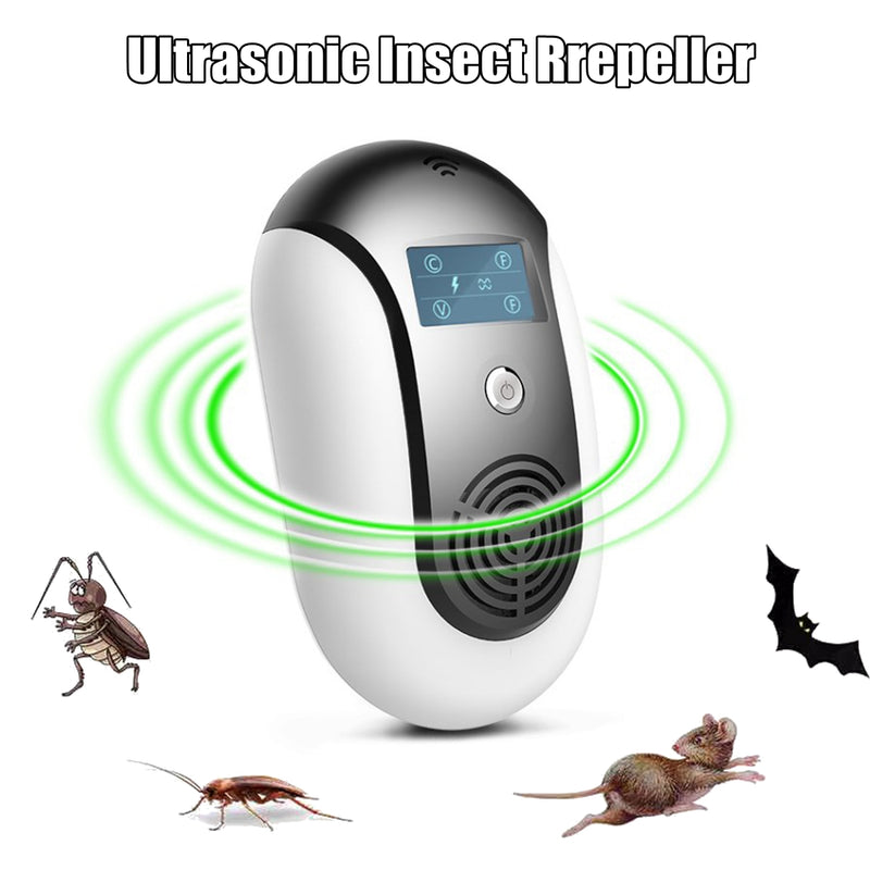 Electronic Ultrasonic Pests Repeller Control Bug Mosquito Mouse Cockroach Killer Reject