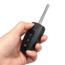Remote Folding Flip Key Fob Shell Case 3 Buttons w/ Blade for Ford Focus 2 3 Fiesta Mondeo