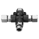 3 Way 1/8 Inch Airbrush Air Hose Manifold Adaptor Splitter Tattoo Spray Connector
