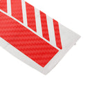 2Pcs Carbon Fiber 5D Stickers Vinyl Stripe Decal for Car Rearview Mirror Cover 30.5x4cm