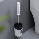 Bathroom Pendants Long Handle Cleaning Brushes Wall Hanging Toilet Brush Holder Set