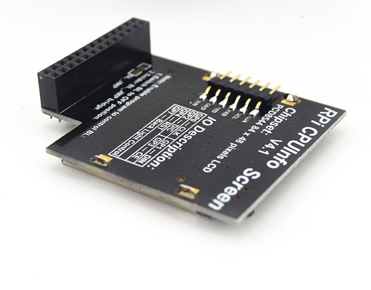 Practical CPU Info 1.6 inch 84x48 Matrix LCD Memory Display Module With Backlight For Raspberry Pi