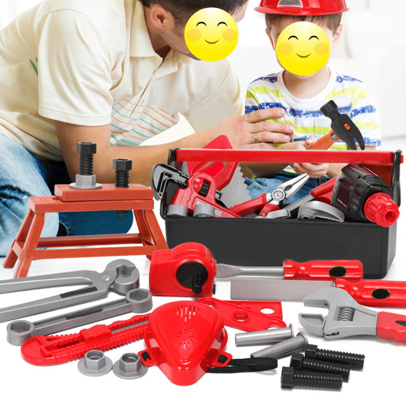 Children's Simulation Play Toy Toolbox Drill Maintenance Repair Tool Set Educational Toys Gift