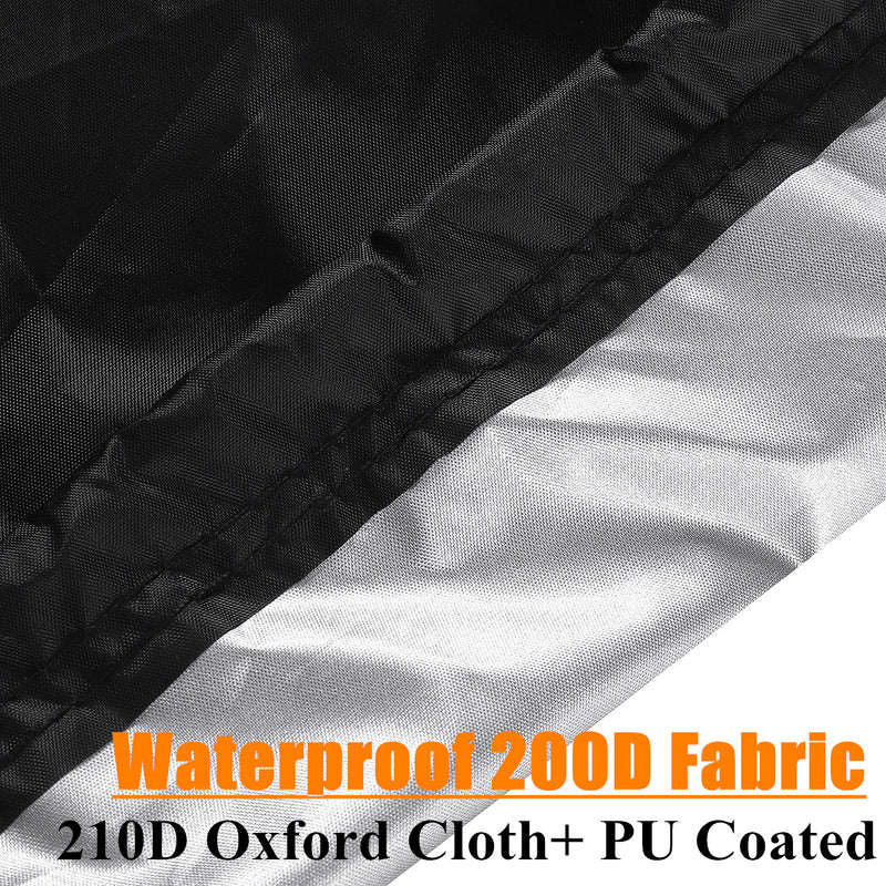 4FT Oxford Waterproof Firewood Rack Log Full Cover Anti-UV Dust Protector Cover