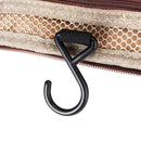Leather Toiletry Bag Men Large Shaving Brush Cosmetic Travel Kits Organizer Case