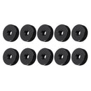 10Pcs M5 Manual Knurled Thumb Aluminum Alloy Screw Nut Spacer Flat Washer