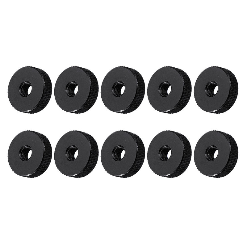 10Pcs M5 Manual Knurled Thumb Aluminum Alloy Screw Nut Spacer Flat Washer