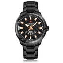 NAVIFORCE NF9090 Fashion Men Quart Watch Luxury Stainless Steel Sport Watch