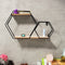 Modern Iron Stand Mount Wall Hang Shelf Receiving Frame Holder Home Decorations