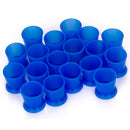 OCOOCOO B017 130pcs Big Size Trumpet Shape Special Soft Silicone Tattoo Pigment Ink Cup