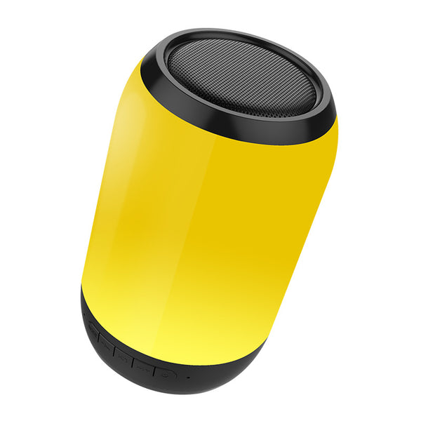 Bakeey Portable Colorful LED Light Wireless bluetooth Speaker HiFi FM Radio TF Card Dual Bass Subwoofer with Mic