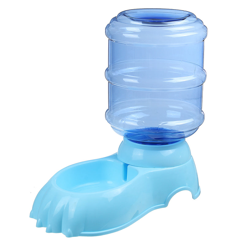 3.8L Large Automatic Pet Food Drink Dispenser Dog Cat Feeder Water Bowl Automatic Waterer