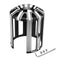 CNC Aluminum Oil Fuel Filter Cover Cap Trim 10-Gauge For Harley Twin Cam Models Black