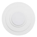 6/8/12/16'' Blank White Round Artist Canvas Wooden Drawing Board Acrylic Oil Paintings