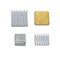 4pcs Silver Thin Copper Aluminum Heatsink for Raspberry Pi 4B