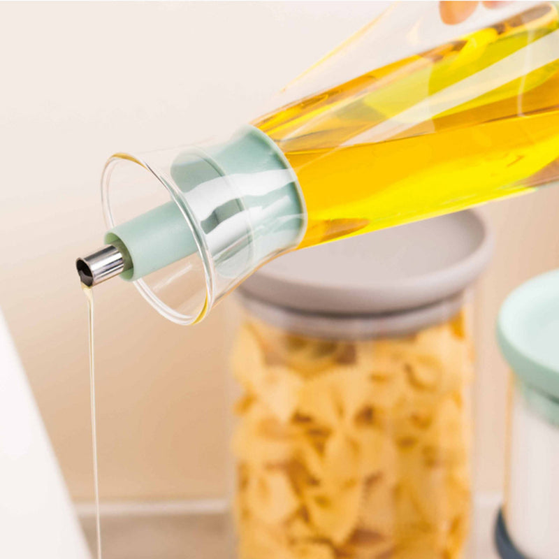 BergHoff Multifunction Glass Oil Can Pot Bottles Vinegar Sauce Cruet Container Kitchen Flavouring Tool