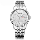 DOM M-11D Waterproof Men Wrist Watch Stainless Steel Business Style Quartz Watches