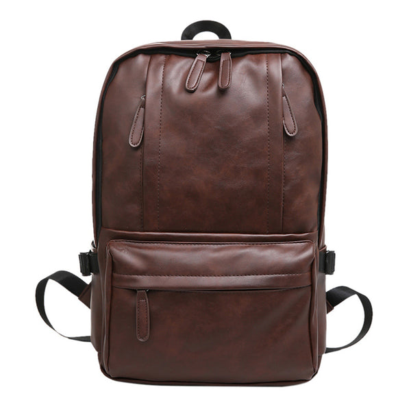 13L Leather Backpack Rucksack Laptop Shoulder Bag Outdoor Sports Travel