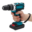 48V Cordless Impact Electric Screwdriver Drill 25+3 Gear Forward/Reverse Switch Power Screw Driver W/ 1 Or 2 Li-ion Battery