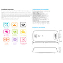 DC9V-24V RGB CCT Dimmer 3 in 1 WiFi Smart APP LED Strip Light Controller Work with Amazon Echo Alexa