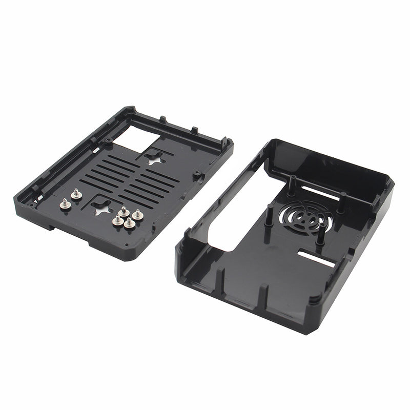 Black/Transparent ABS Case With Fan Hole For Raspberry Pi 3 Model B+ / 3B