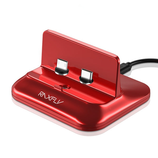 RAXFLY Phone Magnetic USB Charger Desktop Holder For iPhone XS Oneplus 6T Xiaomi Mi8 Pocophone F1