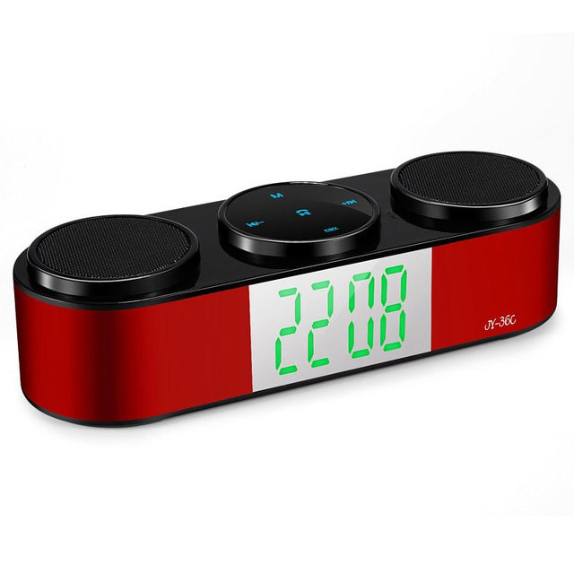 Portable bluetooth Wireless FM Stereo Speaker for SmartPhone Tablet Clock