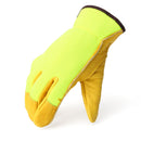 BIKIGHT Anti Skid Breathable Sports Bicycle Full Finger Gloves Cow Leather
