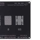 GTR100 3D BGA Reballing Stencil Hard Disk Logic Module BGA Reballing Repair Tool for iPhone 5 5S 6 6S 7G 7Plus 8 8P
