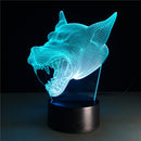 Colorful Festival Halloween LED 3D Illusion Lamp Night Light TF Card bluetooth Speaker