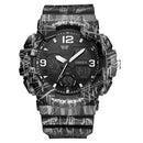 OHSEN AD1711 Fashionable LED Display Men Wrist Watch 5ATM Waterproof Sport Digital Watch