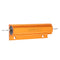 RX24 100W 1KR 1KRJ Metal Aluminum Case High Power Resistor Golden Metal Shell Case Heatsink Resistance Resistor
