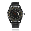 SOXY 0100 Ultra Thin Fashion Style Men Watch Leather Strap Quartz Wristwatches