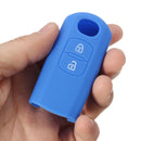 2 Button Silicone Cover Fob Case Remote Key Case For Mazda 2 3 5 6