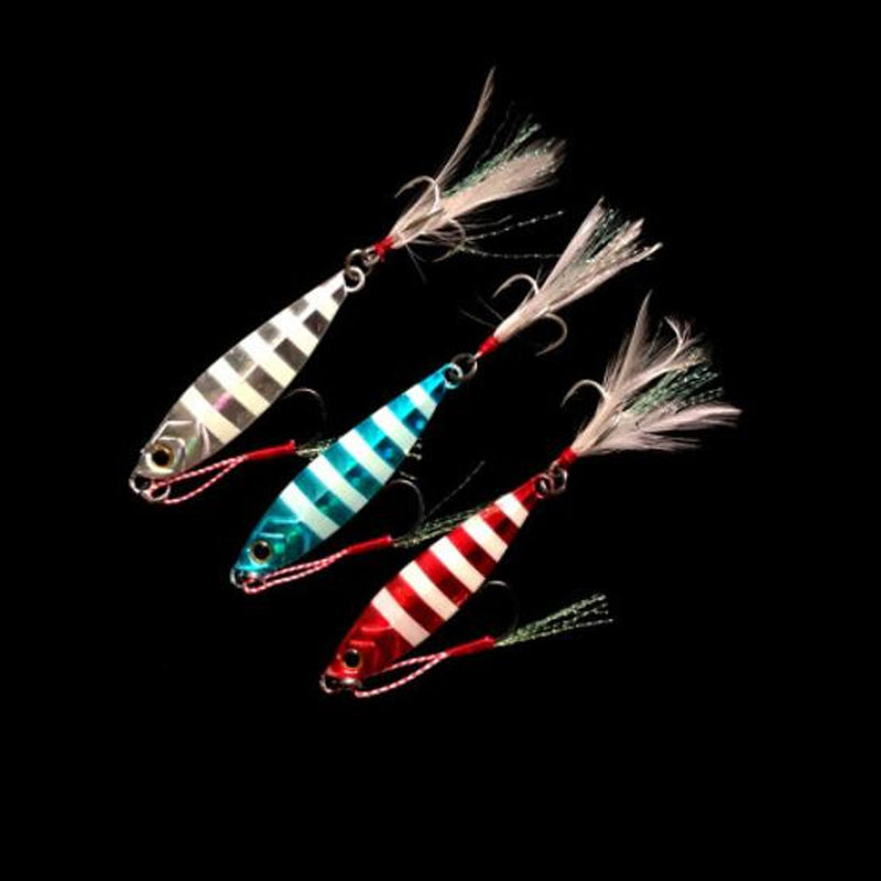 Zanlure 1pc Metal Lead Fish Jig Fishing Lures Spoon 20G/5.8CM Lure Luminous Bait Jigging
