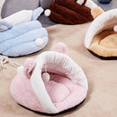 Pet Cat Dog Nest Bed Puppy Soft Warm Cave House Winter Sleeping Bag Mat Pad