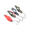 ZANLURE 4pcs 3g Fishing Lure Fishing Hook Lifelike Hard Bait Fishing Accessories