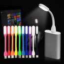 Mini Portable USB LED Night Lamp Bright Book Light Reading Lamp for Power Bank PC Laptop Notebook