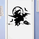 Miico FX3017 Halloween Sticker Cartoon Sticker Witch Pattern Removable Wall Stickers