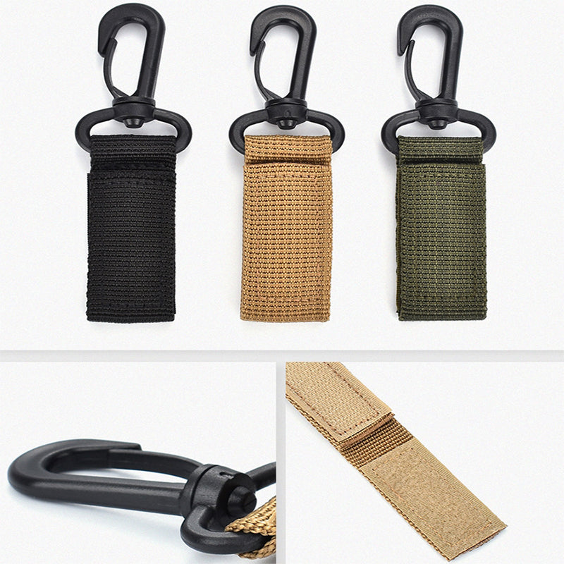 360 Rotatable Tactical Belts Buckle Outdoor Climbing Buckle Key Ring