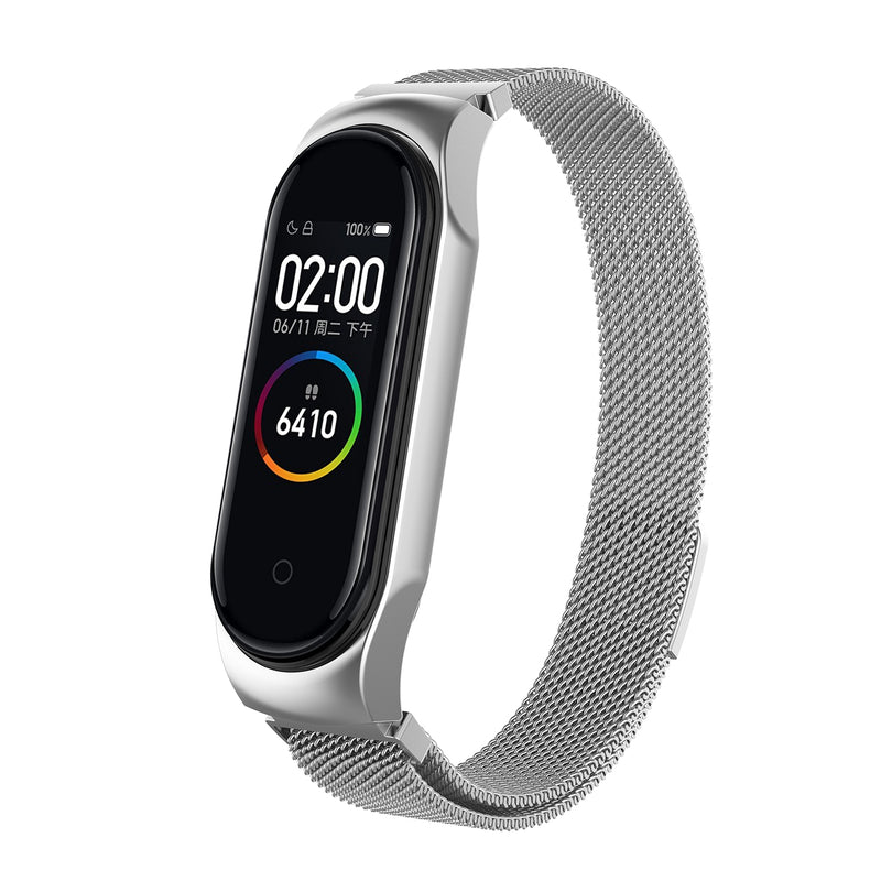Bakeey Milanese Stainless Replacement Watch Band for Xiaomi Mi Band 4&3 Smart Watch