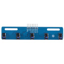 TCRT5000 5 Channel Infrared Reflective Sensor IR Photoelectric Switch Barrier Track Module with Cable